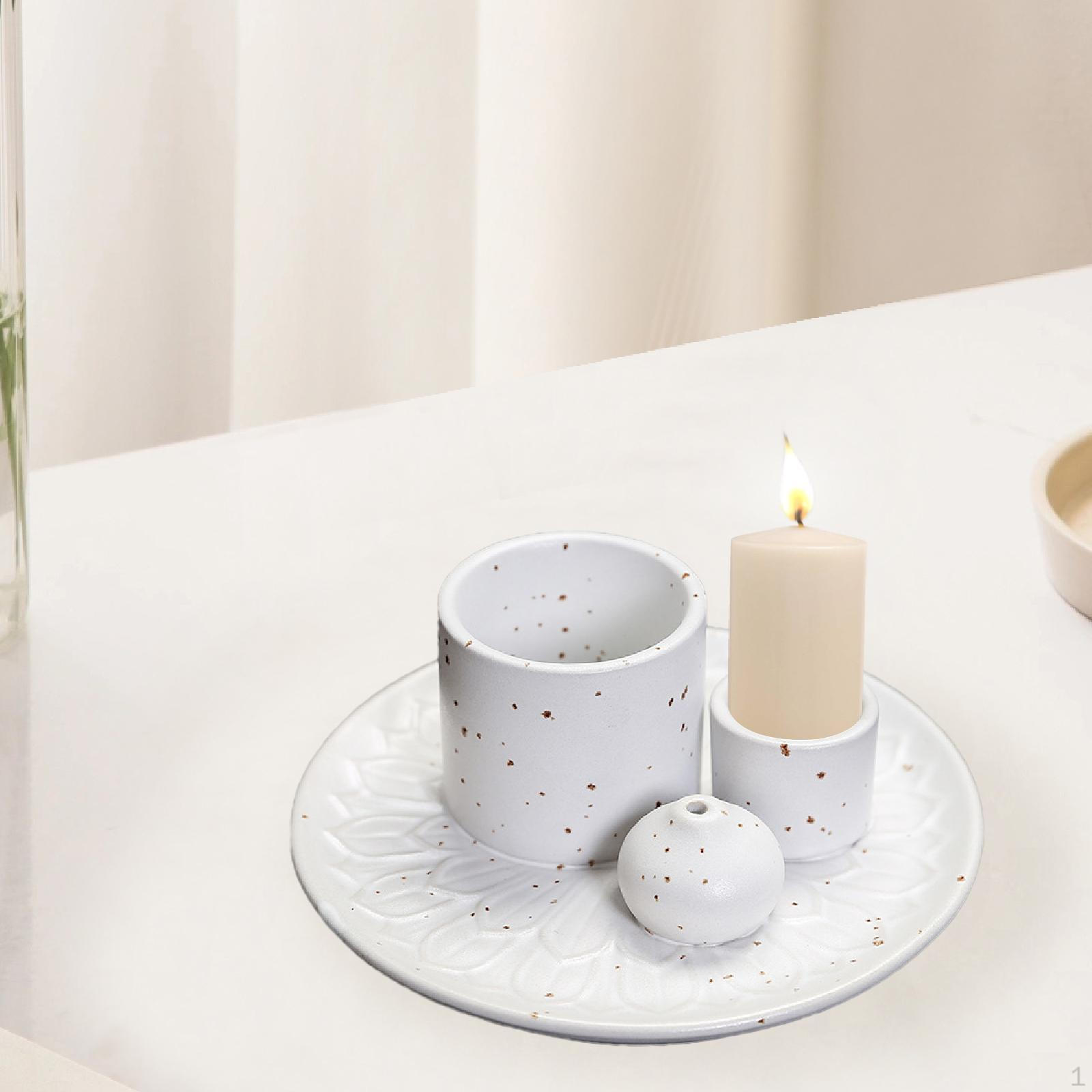 

Подставка под свечи для благовоний, керамический держатель для гостиной и офиса Style A
