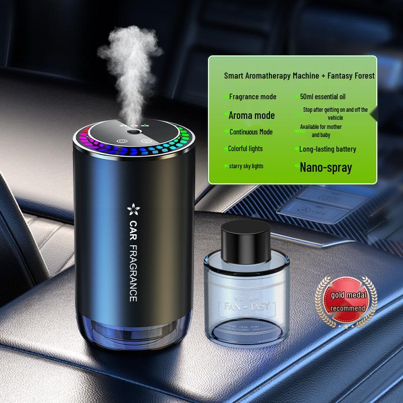 Starry Sky Car Odor Eliminator: Smart Sound-Activated Aroma Diffuser with Ambient Light