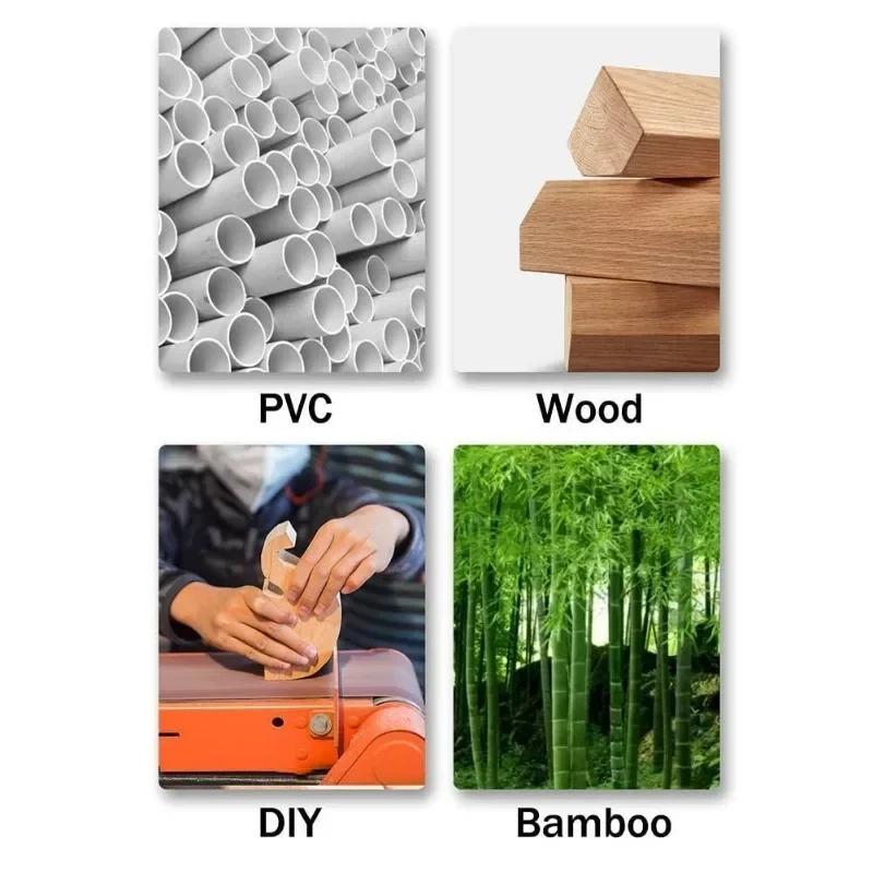 Small Pull Hand Saw with Double Edge Blade Cutting, 6-inch Blade Handsaw for Woodworking, PVC Pipe Cutting, DIY Project