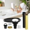Freestanding Tub Drain set With Brass Tailpiece Complete Freestanding Bathtub Drain for Quick & Mess Frees  Installation