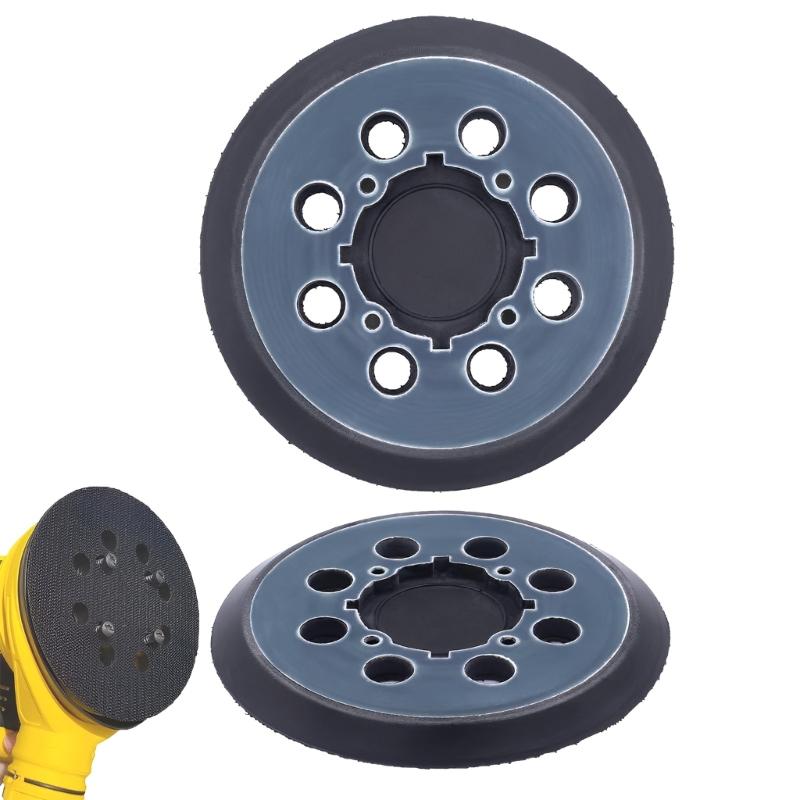 2Pieces 5Inch 8Hole Sanding Pad Car Polishing Pad for DWE6421/6421K, DCW210B Sanders Replacement Backing Plates