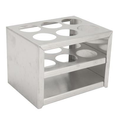 Metal Test Tube Rack 6 Holes 1.18in Strong 3 Tiers Stainless Steel Centrifuge Tube Holder for Labora