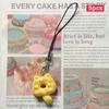 1pcs Cute Cat Cookie Bag Charm Keychain Jewelry Kawaii Resin Animal DIY Backpack Charm Pendant Decoration Couple Gift