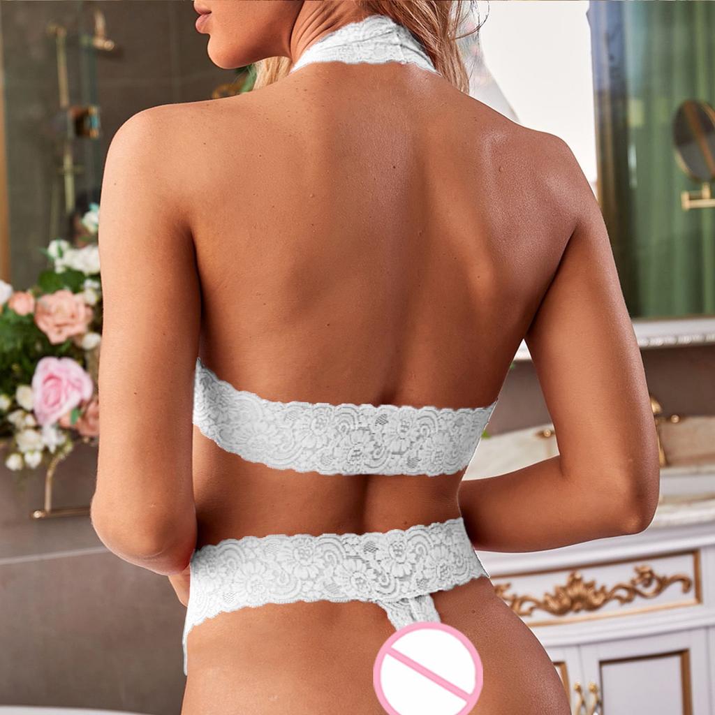 Women Erotic Lingerie Lace Bra Underwear Sleepwear G-String Separate Two-Piece Lingerie Sexy Ultra-Thin Porn Lingerie