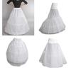 Stylish Wedding Dress Petticoat With Single Steel Hoop And Delicate Frilled Hemline