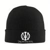 Dream White Theater Logo Rib Knit Cuffed Beanie For Women Unisex Winter Warm Bonnet Knitted Hat