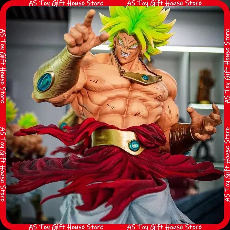 Dragon Ball Super Saiyan Broly Statue 50Cm Action Figure Animation Model Collectible Ornament For Home Collection Gift