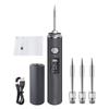 Portable USB Powered Soldering Iron Set With Temperature Display And Interchangeable Head For Electronics Maintenance