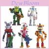 Five Nights At Freddy's Security Breach 5pcs Light-up Action Figures For Kids' Playtime