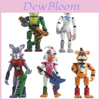 Five Nights At Freddy's Security Breach 5 Stück Aufleuchtende Actionfiguren für Kinder zum Spielen