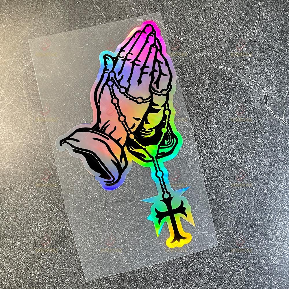 1pc Praying Multiple Colors Motocycle Stickers Waterproof for Fairing Fender Car Windows Body Scooter Universal Vinyl Decals