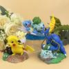 Pokémon Pikachu, Bulbasaur, Squirtle Action Figures: Desktop Ornaments