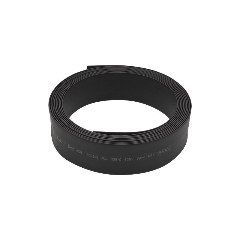 Smršťovací bužírka pro řadicí páky a rybářské pruty - Průhledná černá, Nehořlavá