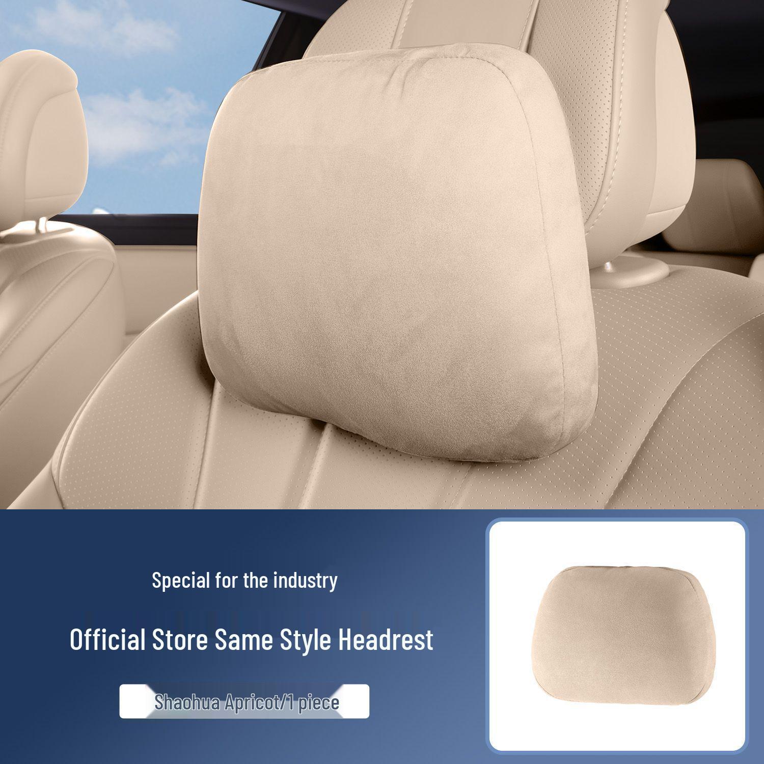 

Aviation Suede Plush Neck Pillow & Lumbar Support for AITO M7/M8/M9 Headrest - Car Interior Accessories