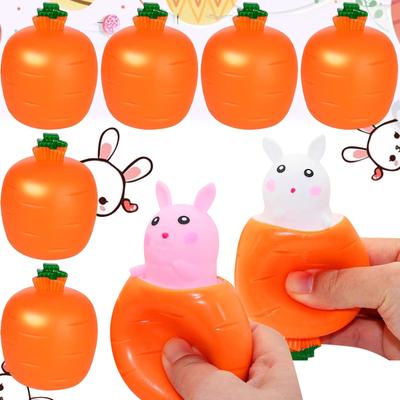 Carrot Rabbits Stress Relief Toy Surprise Rabbits Carrot Cup For Anxiety Relief, ADHD Out The Surprises And The Emotions, Sensory Toy