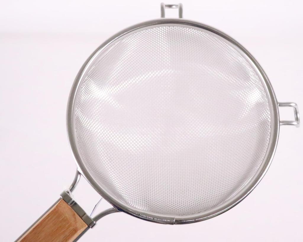 Three Snow Wooden Handle Tough Strainer, 16cm, 18-8 Stainless Steel, with Handle, Colander, Tsubame-Sanjo, Made In Japan, Three Snow Shinkoshi Works,