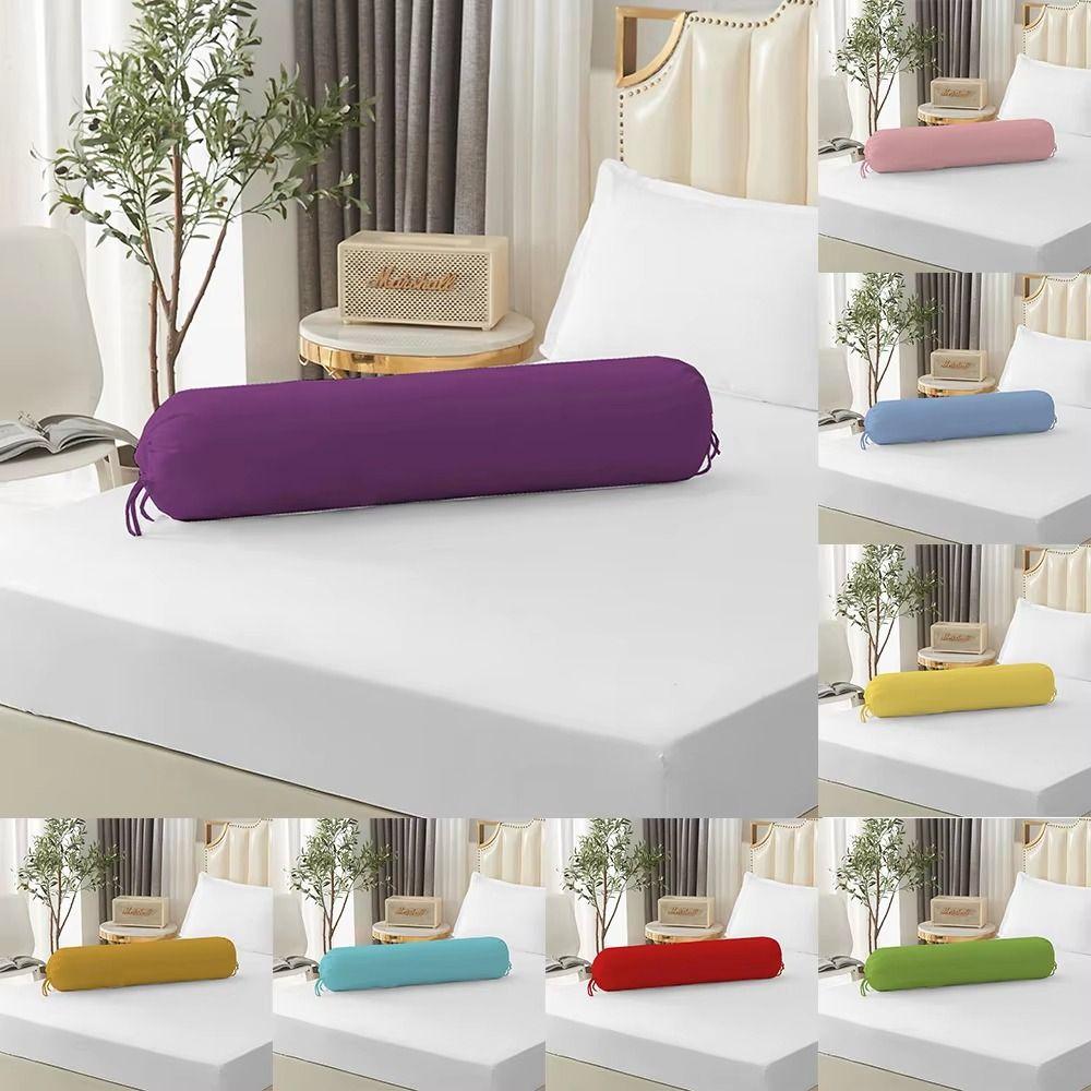 Washable Cylindrical Pillowcase 106x35cm Pillow Sleeves Round Bed Roll Cushions  Bedroom