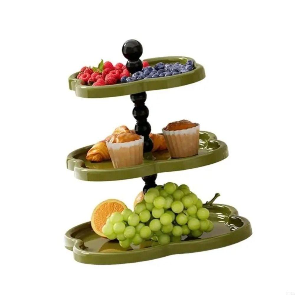 2/3 Layers Dessert Display Stand Flower Shape Cupcake Serving Stand Tiered Serving Trays  Wedding