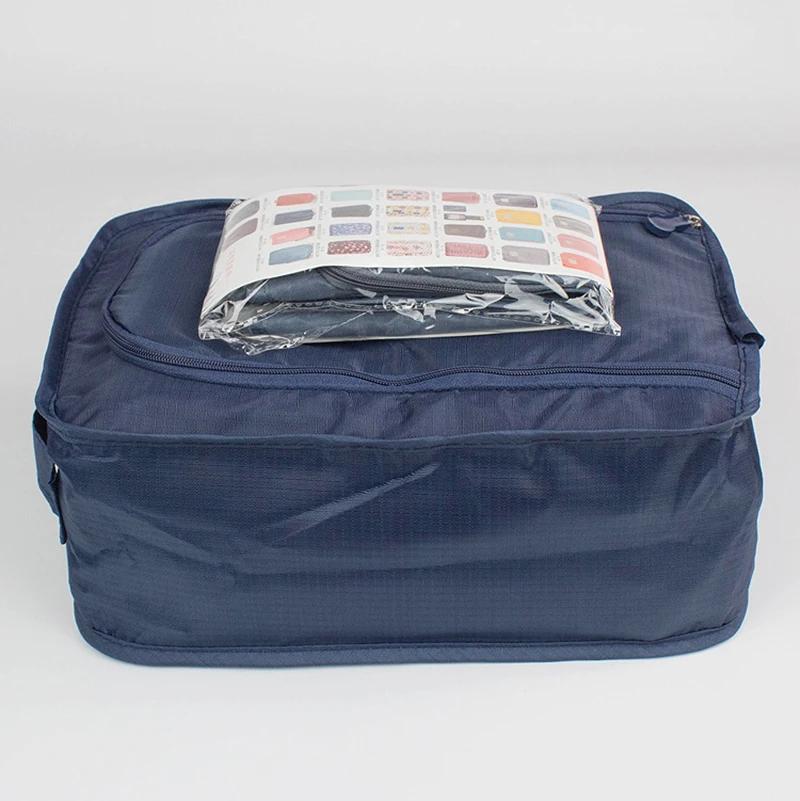 Multifunctional portable shoe bags folding dust-proof nylon storage bag clothing and shoe organizer, outdoor travel storage case