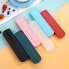 Tableware Box Portable Flip Cover Type Cutlery Case Environmentally Friendly Chopstick Spoon Storage Box Drop-Resistant