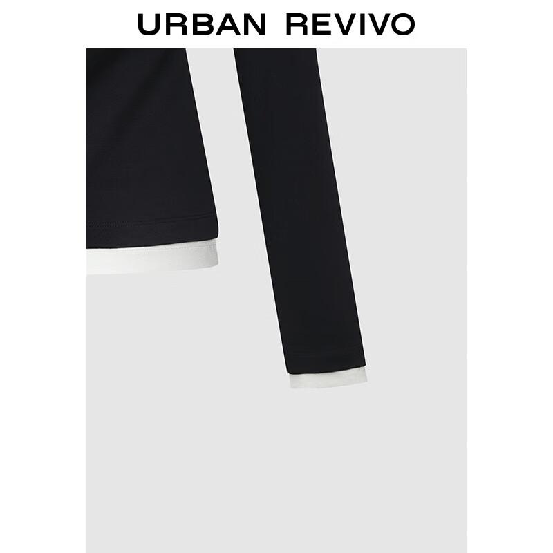 UR Women's Playful Color-block Hooded Long Sleeve Tee