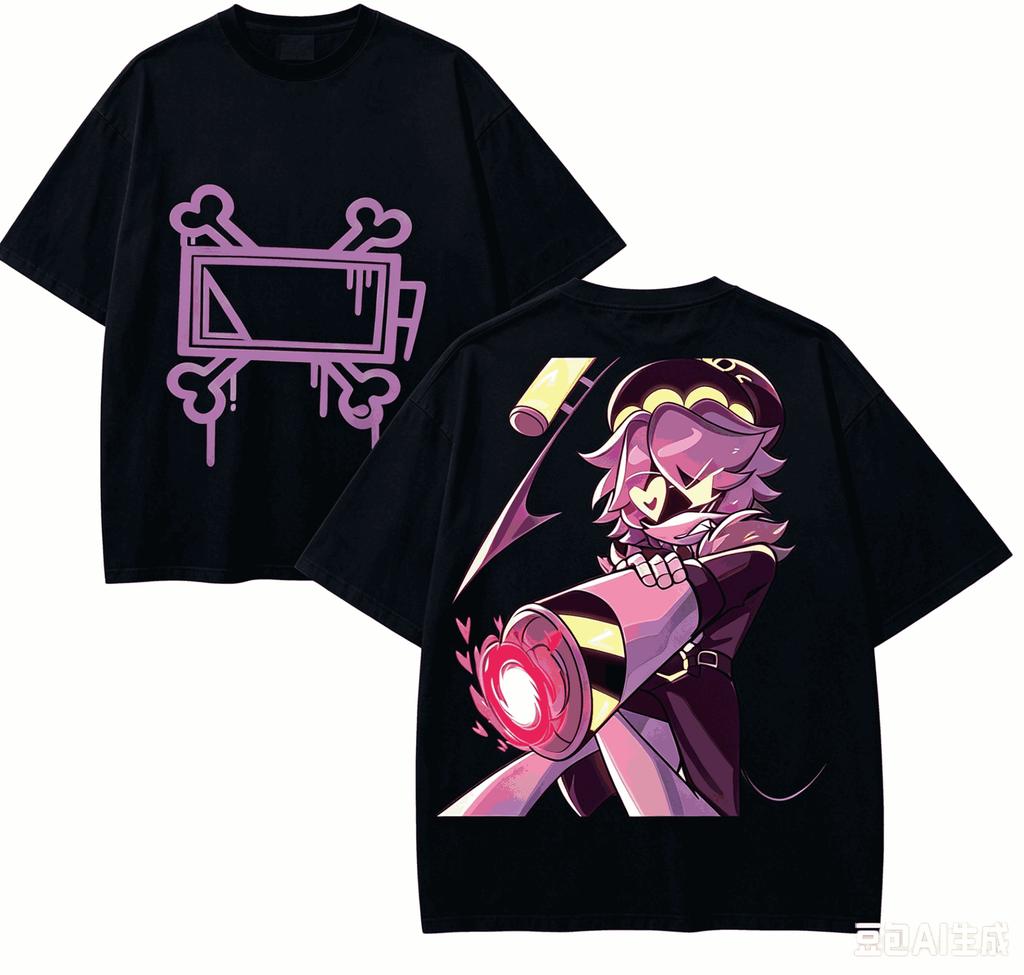 MURDER DRONES Anime Lover Tričko Harajuku Bavlna Nový Model High Street Oversized Unisex Retro