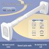 Punch-Free Extendable Shower Curtain Rod