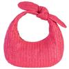 Summer Straw Woven Clutch Bag Women Knotted Purse with Bow 2025 Luxury Design Ladies Evening Handbag Party Banquet Bag Beach Bag