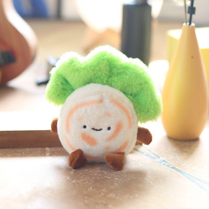 Cute Cute Xi'an Roujiamo Small Pendant Plush Toys Doll Bag Hanging Decoration Keychain Doll Doll Doll