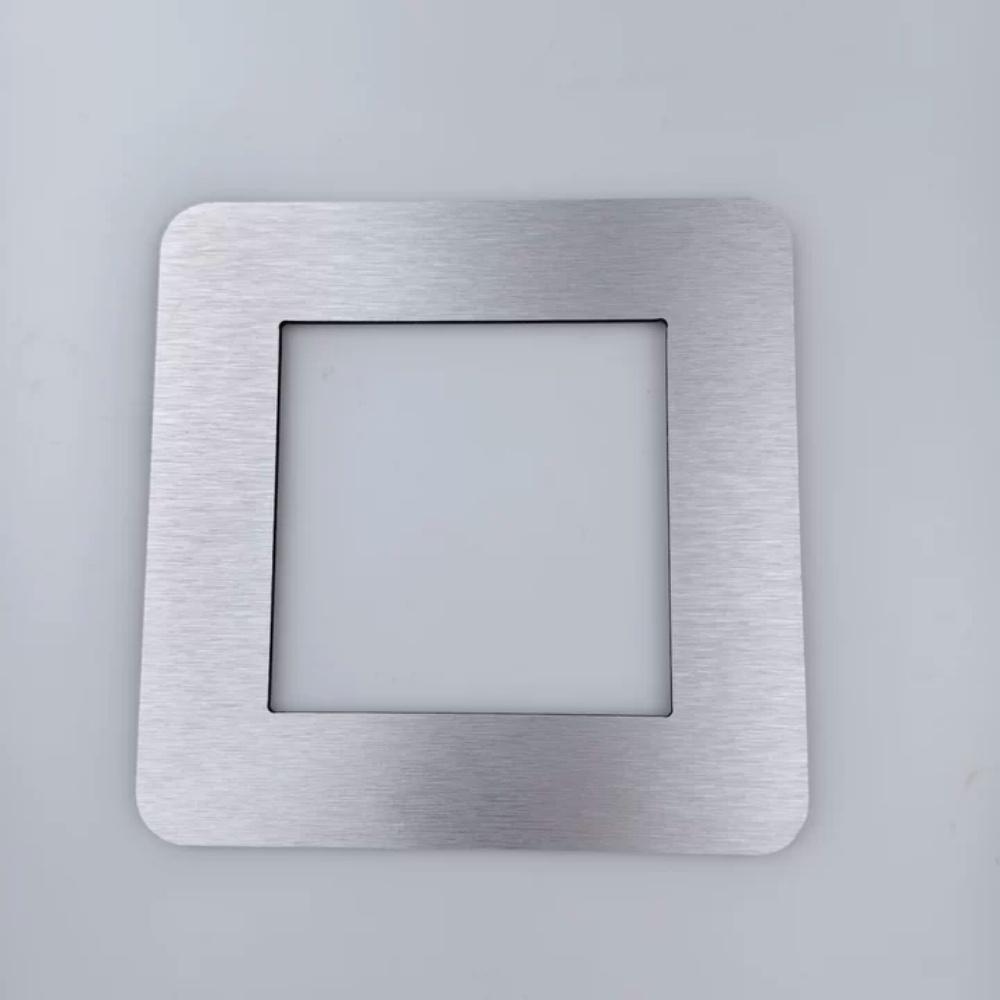 

1pc/2pcs/4pcs 8.6X8.6cm lighting switch surround cover adhesive single socket surround protection sticker 1pc серебряный