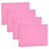 4 szt. Mata do cięcia A5 Różowa PVC Model Podkładka do cięcia Rękodzieło Papier Rzeźbienie Grawerowanie Skala
