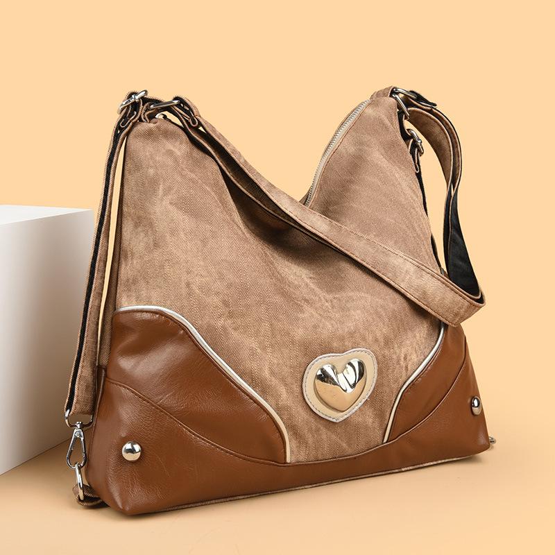 Torba wielofunkcyjna torba na ramię retro torba na ramię dojazdowa torba typu bucket crossbody plecak jesienno-zimowy moda damska