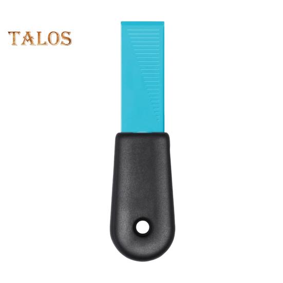 

2-в-1 самозатачивающийся скребок для очистки и крючковый скребок, неабразивный инструмент для удаления этикеток, скребок для очистки синий