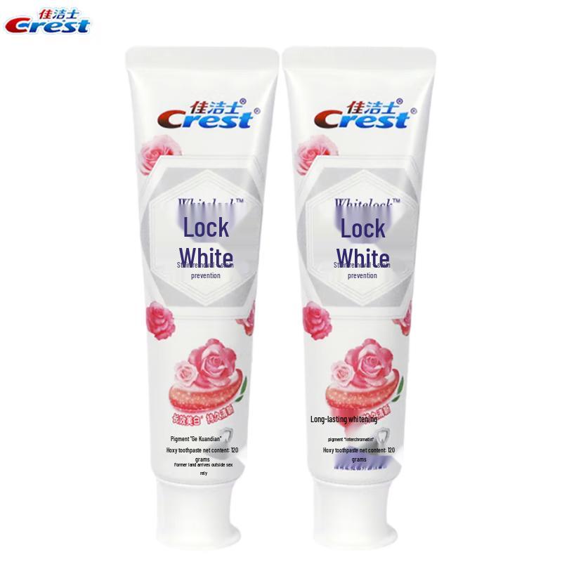 

Crest Dual-Color Whitening Toothpaste - Rose & Fresh Breath
