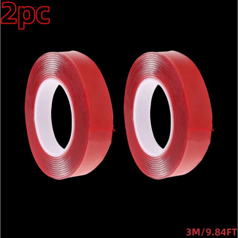 Car Strong Double Sided Adhesive Stickers Tape Nano Transparent Reusable Waterproof Auto Tape Clean Tools Car Protect Sticker