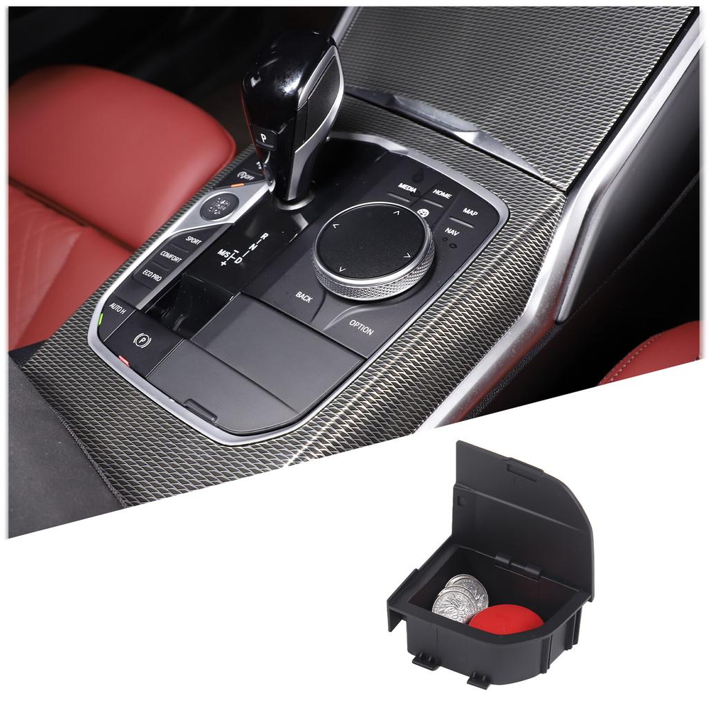 Black Centre Console Storage Box For BMW 2 3 4 Series Z4 X3 X4 X5 X6 F40 F44 G20