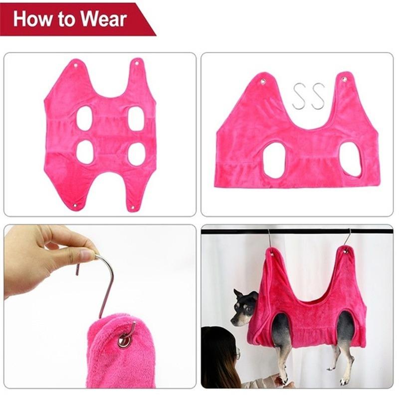 Hamac pentru îngrijirea câinilor Hamac pentru animale de companie Ajutor pentru câini și pisici Geantă de reținere a animalelor de companie pentru toaletă Tăierea unghiilor Animale de companie Gatos Accesorii