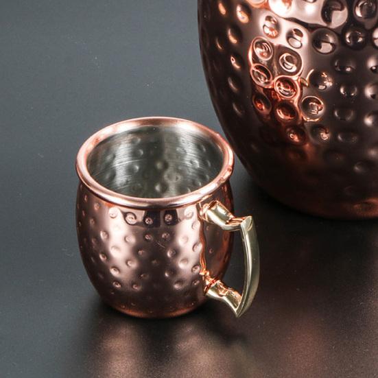60ml Moscow Mule Mug Rustfritt stål Øl Vin Vann Melk Kaffekopp Drikketøy