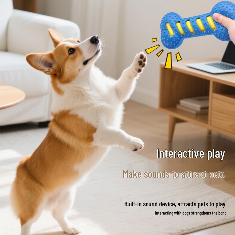 Best-Selling Teething & Sound Dog Toys: Bite-Resistant Interactive Training Stick for Pets