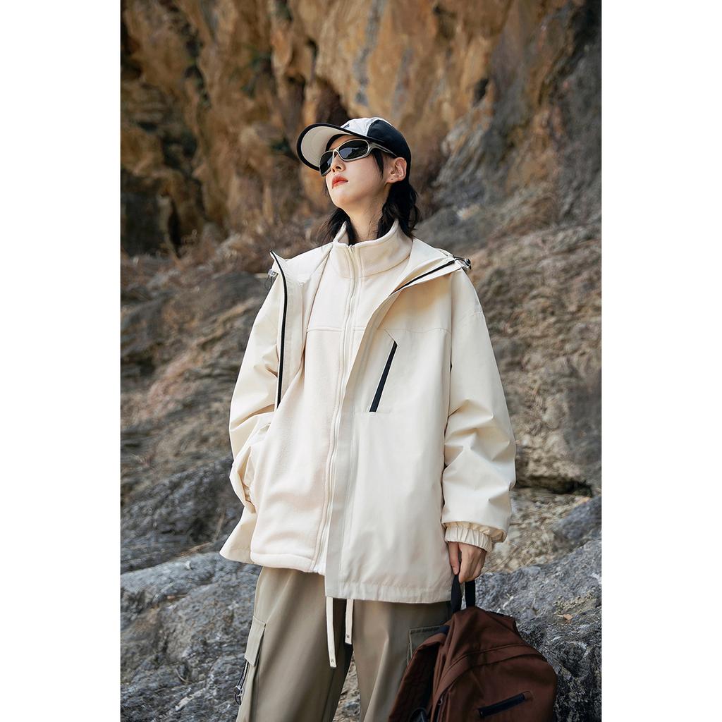 Autumn High-quality Trendy Brand, Grain Liner, Three-proof Charge Jacket