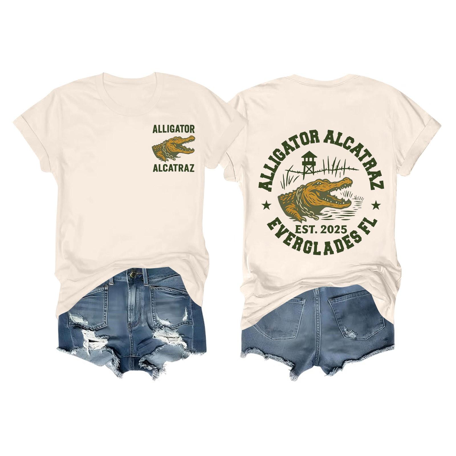 Women s Daily Festival Printed Short Sleeve Floral Short Sleeve Round Neck Retro Short Sleeve Summer Casual Tops L