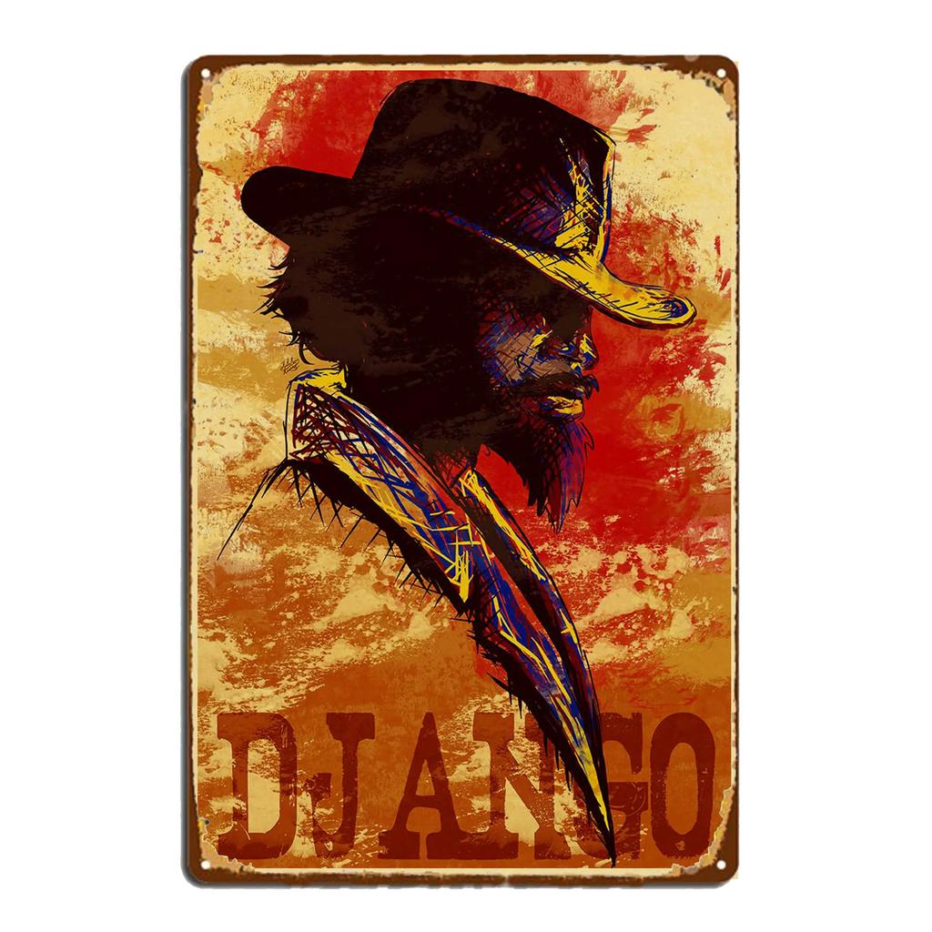 Metallblechschild Vintage Shabby Dekorative Schilder Quentin Tarantino Film Schilder Haus Schlafzimmer Wandplatte Poster Dekor Blechschilder