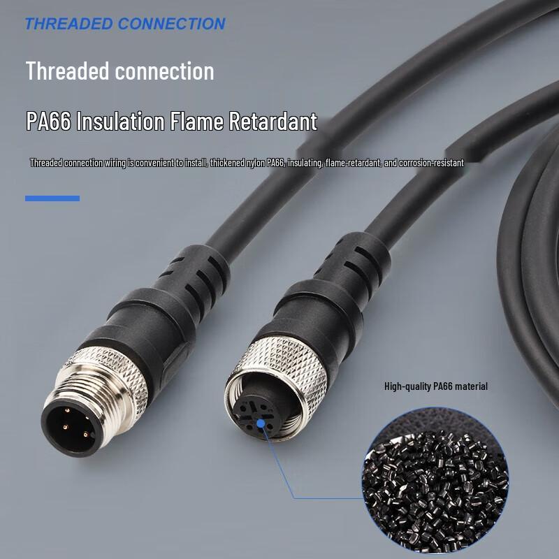 BOSENDE M12 Waterproof Solderless Aviation Sensor Connector