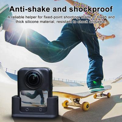 Car Camera Base Self-Adhesive Backing Sticker Camera Stabilizer Anti-Shake Anti-Vibration Silicone Mount for DJI OSMO 360