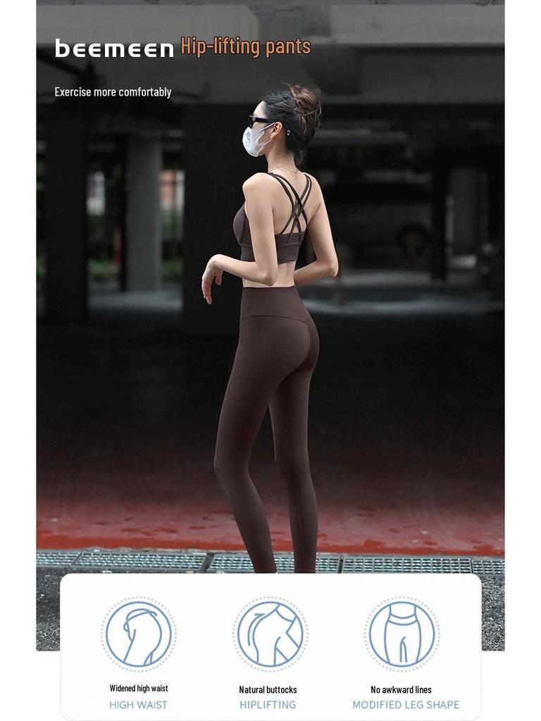 High-Waisted Butt-Lifting Yoga Leggings with Tummy Control & Stretch