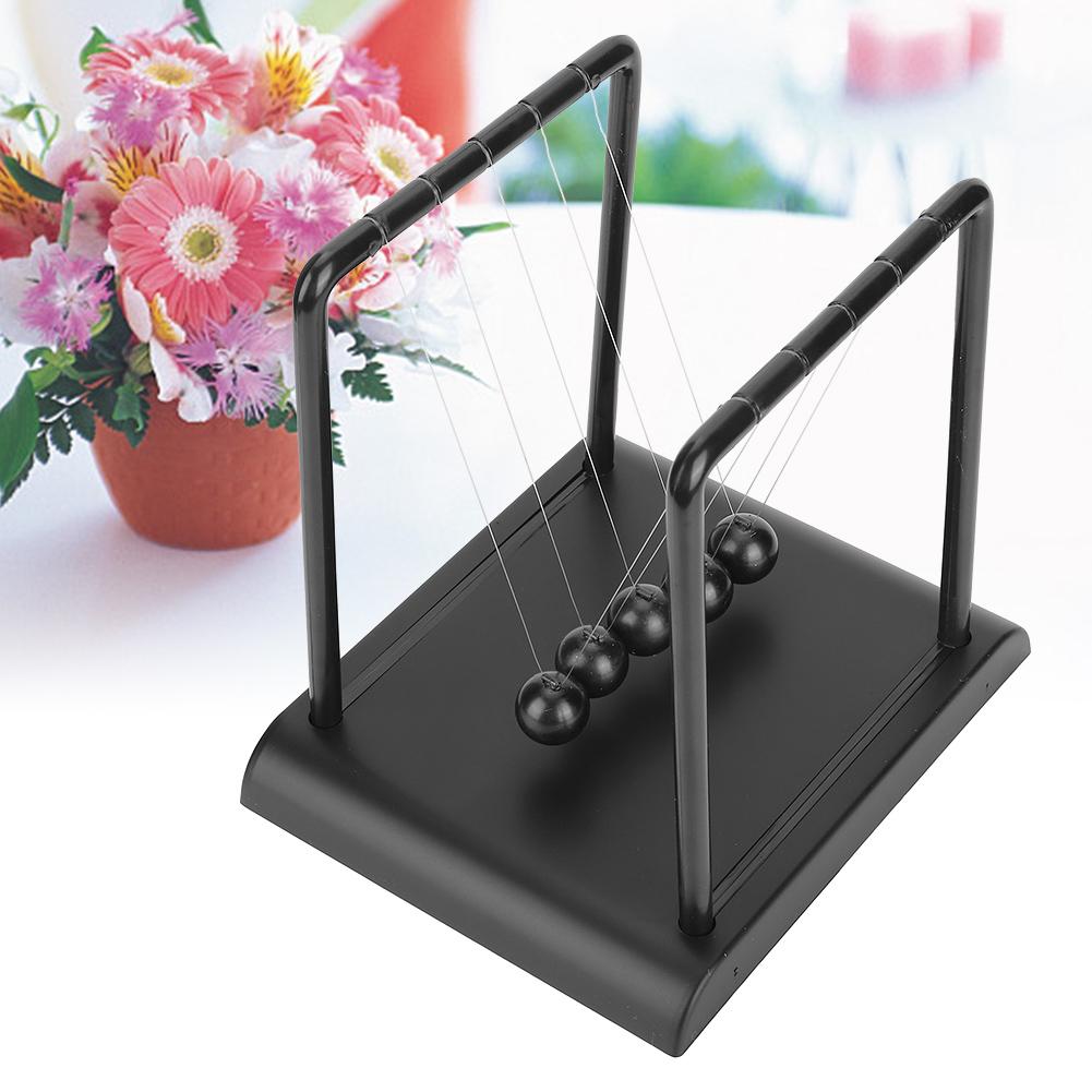 Newton"s Cradle Balance Steel Balls Physics Science Pendulum Ornaments Intelligent Toy Desk