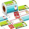 500 Pcs Christmas Tags Self Adhesive Gift Tags for Xmas Presents Christmas Name Labels Stickers for Wrapping Paper Birthday
