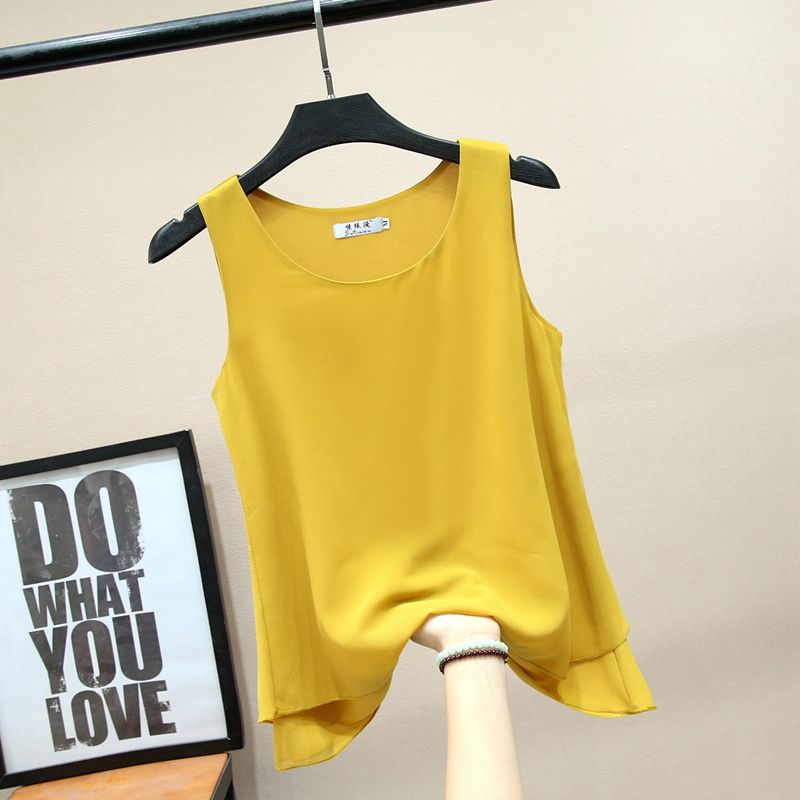Summer New V-neck Sleeveless Camisole Tank Top Sling Women Solid Patchwork Ruffles Loose Simple Fashion Korean Casual Thin Vest