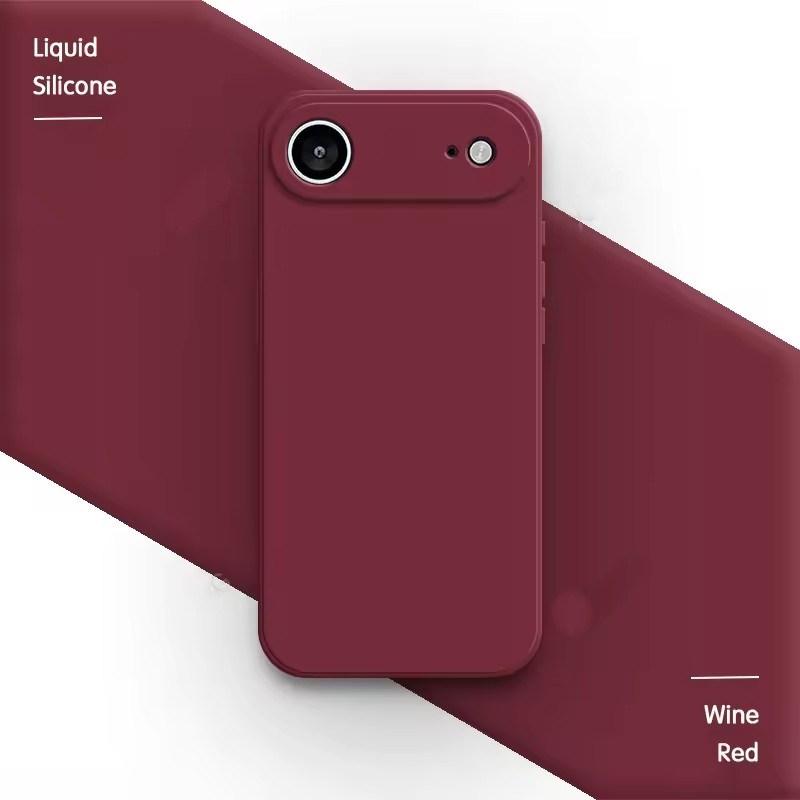 Soft Phone Case for iPhone 17 Air 16E 15 14 13 Mini 12 11 Pro Max Plus 6/7/8 X XR SE Funda Square Liquid Silicone Camera Lens Protection Back Cover