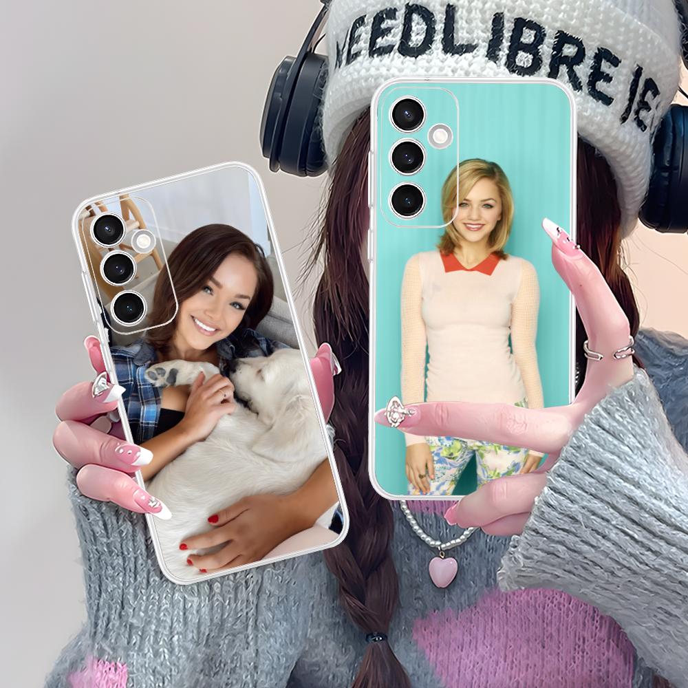 Oana Gergory Mobile Phone Case for Samsung Galaxy S25 S24 S23 S22 S21Plus FE Ultra Clear Colorful Cover Luxury Pretty